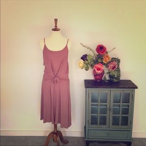 Pink rose fit and flare dress. Size XL.